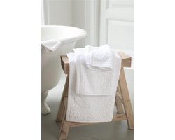 Pip Studio Handdoeken - Gastendoekjes Badhanddoeken - Badkamer Inrichting - Jacquard Terry Collectie - 55 x 100 cm - Wit