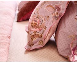 Pip Studio hoeslaken Scala coral - 90x200 cm - Hoekhoogte: 25 cm