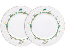 Pip Studio Jolie Dots Dinerborden - Servies - Set van 2 borden - Goud - 26.5cm