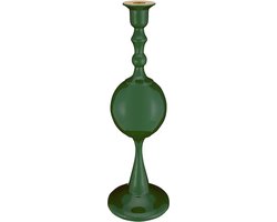 Pip Studio Kaarsenhouder - Aluminium Kandelaar - Woonaccessoires - Donkergroen - 37cm