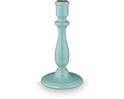 Pip Studio Kaarsenhouders - Decoratie - Kandelaar van Hout - Lichtblauw - 13x25cm