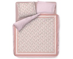 Pip Studio Kairi Bloom dekbedovertrek - Lits-Jumeaux - 240 x 200/220 cm - Licht roze