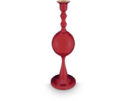 Pip Studio Kandelaar Sphere - Kaarsenhouder van Metaal - Donkerrood - 37cm