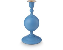 Pip Studio Kandelaar Sphere - Kaarsenhouder van Metaal - Lichtblauw - 24cm