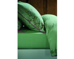 Pip Studio katoen - Hoeslaken - 160 x 200 cm Pocket depth: 35 cm - Midden groen