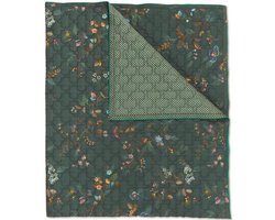 Pip Studio Kawai Flower Quilt - Dark Green