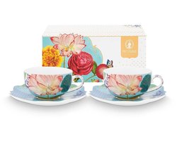 Pip Studio-Kop & schotel-Royal Multi-Set van 2-250ml-porselein