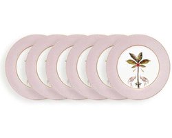 Pip Studio La Majorelle Borden - Ontbijtborden - Bordenset - Servies set van 6 - 21cm