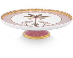 Pip Studio - La Majorelle - Taartplateau - Roze - Porselein - 21cm