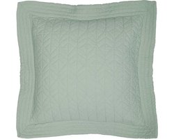 PiP Studio - Leaves Quilty - Sierkussen - 60x60 cm - Green