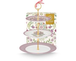 Pip Studio - Lily & Lotus Lilac - 3 laags etagere - Tafeldecoratie