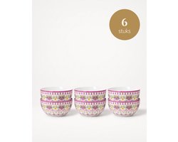 Pip Studio - Lily & Lotus - Schalen - Moon Delight Multi - 12 cm - Set van 6