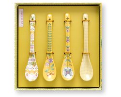 Pip studio - Lily & Lotus - Set van 4 theelepels- Yellow