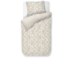 Pip Studio Lotus Lullaby dekbedovertrek - Eenpersoons - 140 x 200/220 cm - Gebroken wit