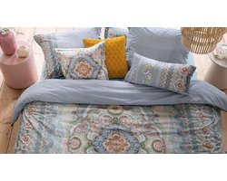 Pip Studio Majorelle Carpet dekbedovertrek - Tweepersoons - 200x200/220 - Blauw