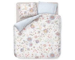 Pip Studio Mumbai Morning dekbedovertrek - Eenpersoons - 140 x 200/220 cm - Licht blauw