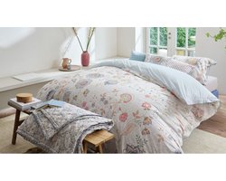 Pip Studio Mumbai Morning dekbedovertrek - Tweepersoons - 200 x 200/220 cm - Licht blauw