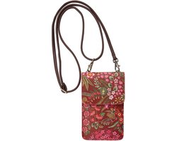 Pip Studio Peggy Telefoontas - Querida Schoudertasje - Rood - 11x1x18cm