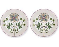 Pip Studio - Petit Four Lily&Lotus - Vaatwasserbestendig - Set van 2 - Bloem