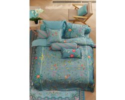 Pip Studio Petites Fleurs dekbedovertrek - Lits-Jumeaux XL - 260x200/220 - Blauw