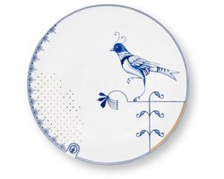 Pip Studio Pip & The Blue Bird White bord 25cm