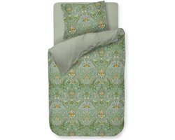 Pip Studio Saluti Piccoli dekbedovertrek - Eenpersoons - 140x200/220 - Groen