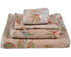 Pip Studio Secret Garden Gastendoekje - 30x50 cm - Set van 3 - Khaki
