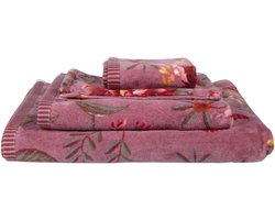 Pip Studio Secret Garden Gastendoekje - 30x50 cm - Set van 3 - Lichtpaars