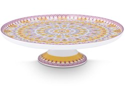 Pip Studio Serveerschaal Gebak - Lily&Lotus - Cake Schaal - Geel - 7cm