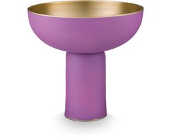 Pip Studio - Serveerschaal - Rond - Lila - Metaal - 24 cm
