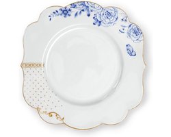 Pip Studio set 6 borden 'Royal Wite' 23.5cm