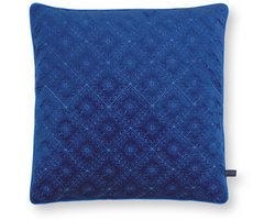 Pip Studio Sierkussen Quilted Daisy - Kussen voor de Woonkamer - Blauw - 50x50cm