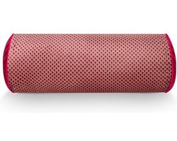Pip Studio Suki Bolster Kussen - Woondecoratie - Donkerroze - 55x20cm