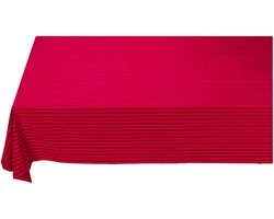 Pip Studio tafelkleed Stripes - tafellaken - Donkerrood - 160x250cm