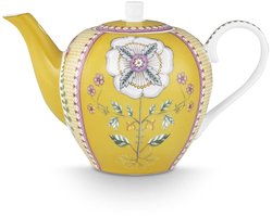 Pip Studio Theepot - Lily&Lotus - Theekan - Geel - 18cm