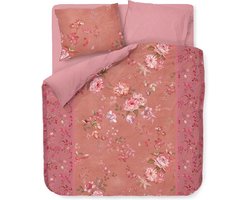 Pip Studio Tokyo Bouquet dekbedovertrek - Eenpersoons - 140x200/220 - Roze