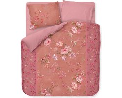 Pip Studio Tokyo Bouquet dekbedovertrek - Lits-Jumeaux - 240x200/220 - Roze