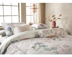 Pip Studio Tokyo Bouquet dekbedovertrek - Tweepersoons - 200x200/220 - Wit