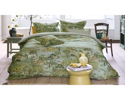 Pip Studio Toscana dekbedovertrek - Eenpersoons - 140x200/220 - Groen