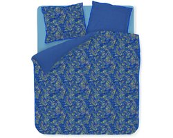 Pip Studio Tutti i Fiori Dekbedovertrek - Tweepersoons - 200x200/220 cm - Donkerblauw