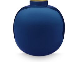Pip Studio - Vaas - Blauw - IJzer - 23x23cm