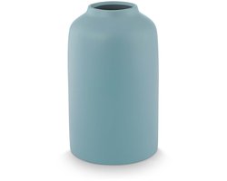 Pip Studio Vaas - Decoratie - Bloemenvaas van Keramiek - Lichtblauw - 30cm