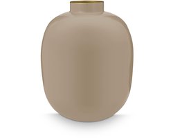 Pip Studio - Vaas - Khaki - IJzer - 25x32cm
