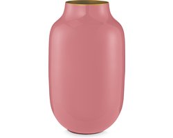 Pip Studio Vaas - Oud Roze - Metaal - 30cm