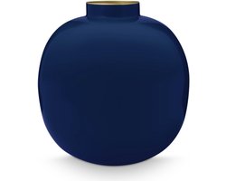 PIP STUDIO vase metal blue 23 cm