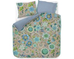 Pip Studio Viva La Vida Dekbedovertrek - Eenpersoons - 140x200/220 cm - Blauw