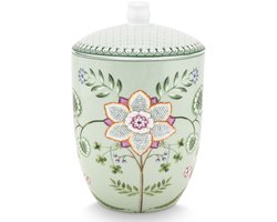 Pip Studio - Voorraadpot Lily & Lotus Groen - Porselein - Luchtdicht