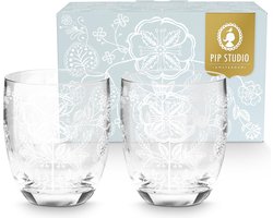 Pip Studio White Flower Set of 2 glazen - 280ml
