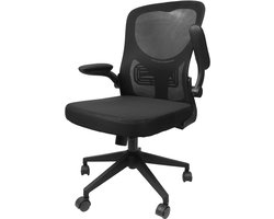 PIPIPOXER Bureaustoel- Ergonomische Bureaustoel-Bureaustoelen voor Volwassenen tot 120kg - Low Back Office Chair - Computer Stoel-Lendensteun-Zwart