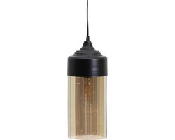 PIPPA HANGLAMP GLAS ZWART Ø12CM